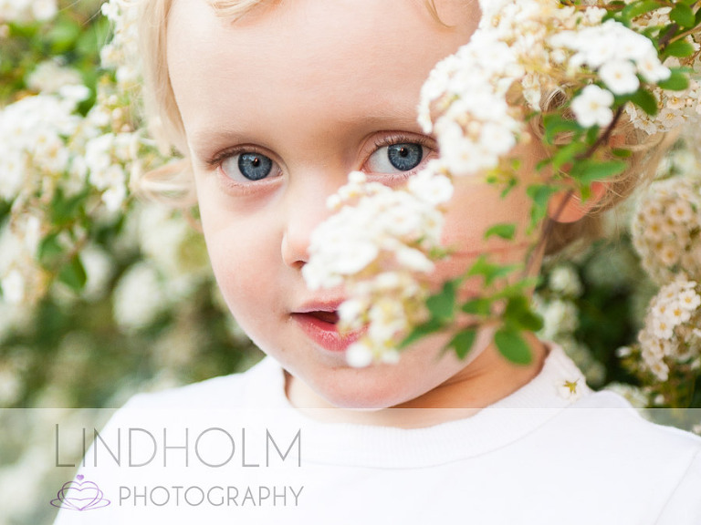 Barrfotografering utomhus i blommor. Lindholm photography fotograf i Tullinge Stockholm, terri lindholm