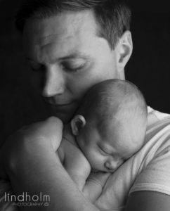 nyföddfotografering av nyfödd baby