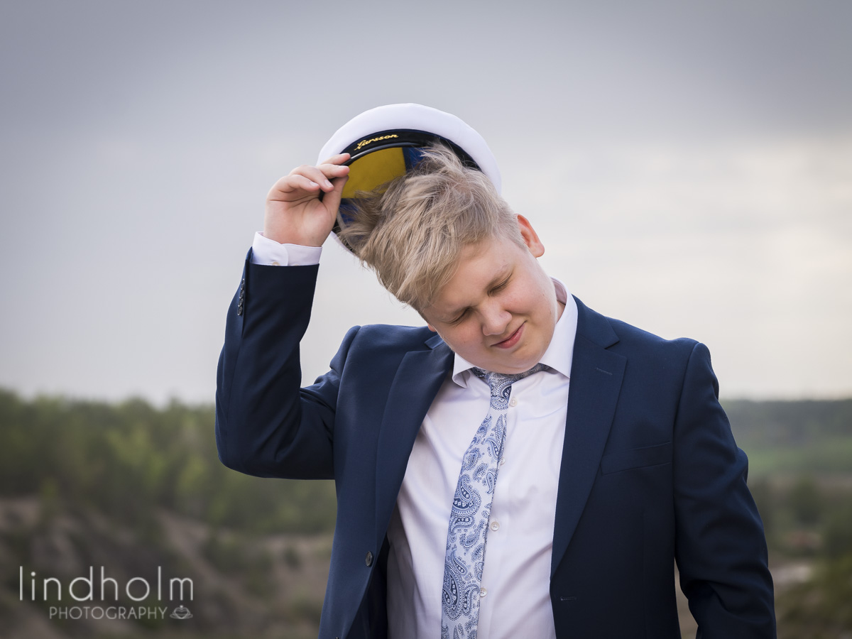 Studenten, studentfoto, skolavslutningsfoto